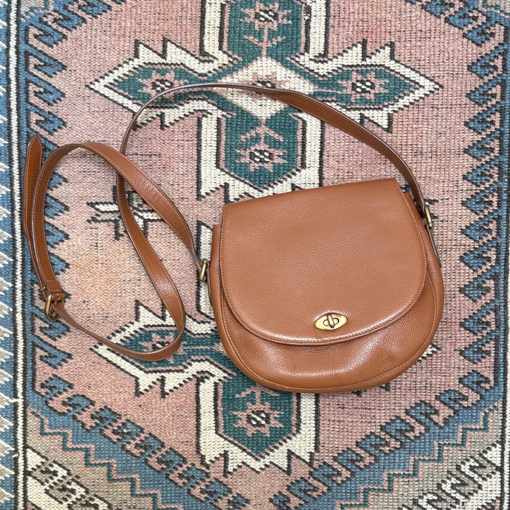Coach Madison Carlyle Bag in Carmel Leather